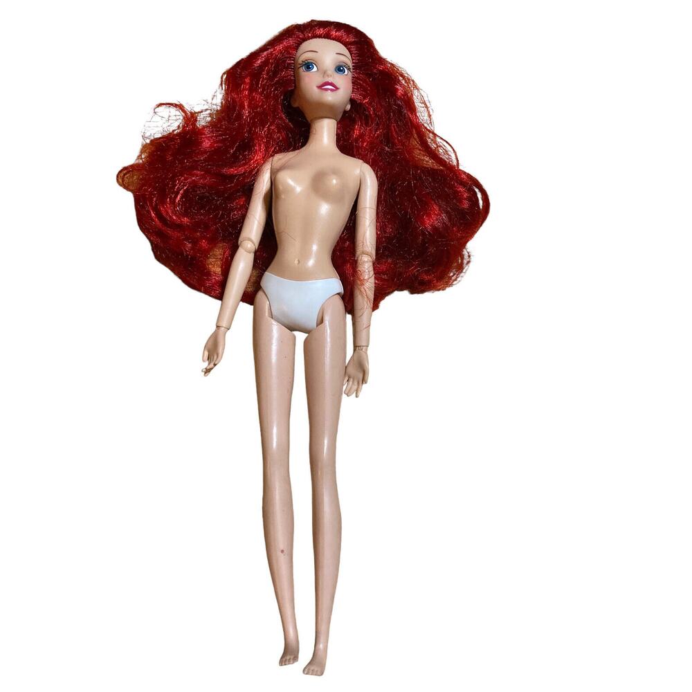 Disney Princess the Little Mermaid Ariel Doll Articulated Barbie Nude‎